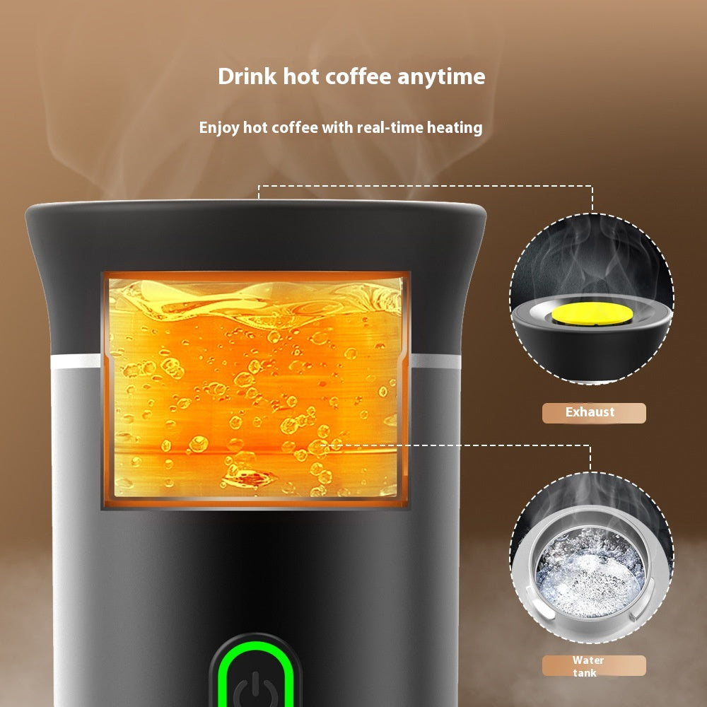 Portable Coffee Making Machine/ Electric Grinder Coffee Travel Handy 3 In1 Espresso Portable Coffee Espresso Maker Machine Cafe Portable Capsule Coffee Machine Kitchen Gadgets