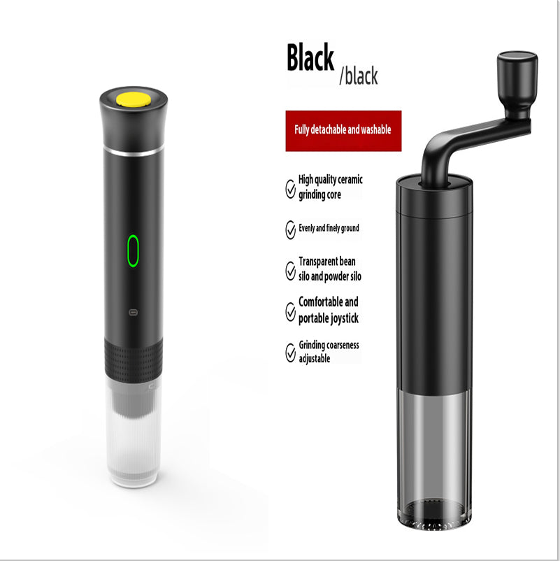 Portable Coffee Making Machine/ Electric Grinder Coffee Travel Handy 3 In1 Espresso Portable Coffee Espresso Maker Machine Cafe Portable Capsule Coffee Machine Kitchen Gadgets